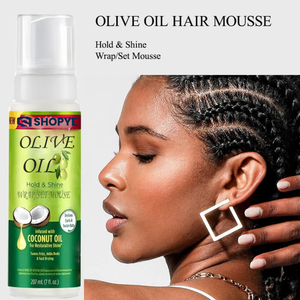 Mousse para el Cabello en Oferta, Fórmula de Fijación y Brillo con Control del Frizz, Brillo Restaurador, Envoltura/Estilizador para Cabello con Aceite de Oliva y Aceite de Coco - Product Image 2