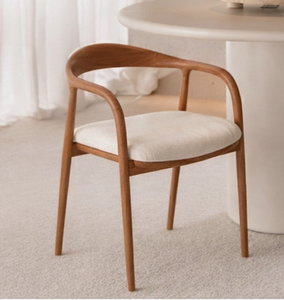 Midcentury Modern Eco-Friendly Durable Solid Wood Dining <b>Chair</b> Microfiber Upholstery Stable <b>Legs</b> Home Office Home Furniture - Product Image 4