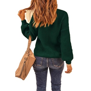 Premium Customization 100% Cotton Knitted <b>Turtleneck</b> <b>Sweaters</b> Anti-Wrinkle O-Neck Long Sleeve Unisex <b>Sweaters</b> on Wholesale Rates - Product Image 2