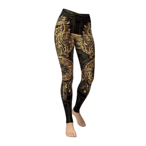 New Arrival Women's High Waist Stretch Moisture Wicking <b>Gym</b> Yoga Running Fitness Activewear Leggings - Product Image 4
