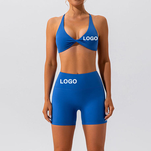 Women's Yoga <b>Set</b> 2 <b>Piece</b> Solid Eco-Friendly Breathable Quick Dry Spandex/Polyester Gym Fitness Workout Shorts 2026 - Product Image 3