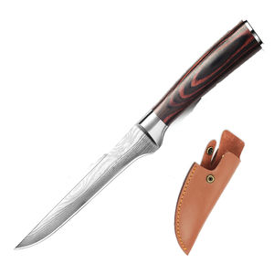 Cuchillos de Deshuesar de Damasco Forjados a Mano con Agarre Ergonómico y Alto Rendimiento, Cuchillería de Cocina, Cuchillos de Deshuesar de Damasco Premium - Product Image 4