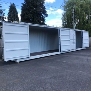 Refurbished Steel Freight Boxes With Secure <b>Lock</b> Bars And Ventilation Openings <b>Shipping</b> <b>Containers</b> For Import Cargo Buyers - Product Image 2