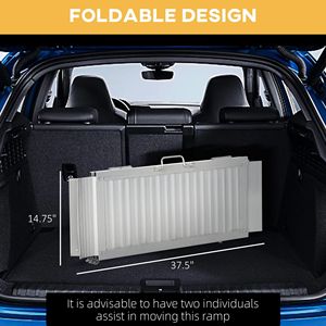 Rampa Portatile per Sedia a Rotelle: Dispositivo Ausiliario Essenziale per un Facile Accesso - Product Image 6