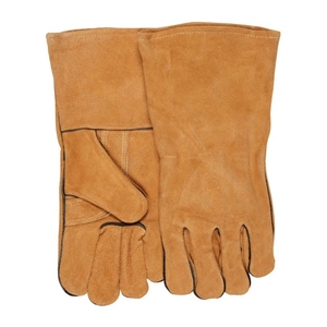 Guantes de Soldadura de Piel de Vacuno de Primera Calidad con Logotipo Personalizado, Resistentes a la Abrasión, para Bomberos y Barbacoa - Product Image 5