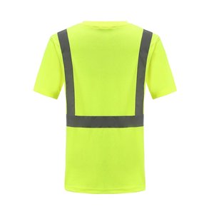 Impression de logo, jersey en polyester sérigraphié, poids lourd, respirant, haute visibilité, vêtements de travail unisexes, OEM personnalisé, meilleur design - Product Image 2