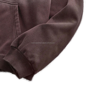 เสื้อฮู้ดผ้าฟลีซโพลาร์ผสมคอตตอนโพลีเอสเตอร์แบบซักได้ ปักลายตามสั่ง ซิปแบบรูด - Product Image 4