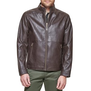 Men's Trendy Waterproof <b>Trucker</b> <b>Jacket</b> Rugged Denim Style with Polyester Wadding Breathable Genuine Leather <b>jacket</b> for men - Product Image 5