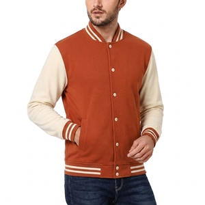 Chaqueta Bomber de Forro Polar para Hombre, Fabricante de Chaquetas de Mezcla de Algodón con Etiqueta Privada OEM ODM - Product Image 4