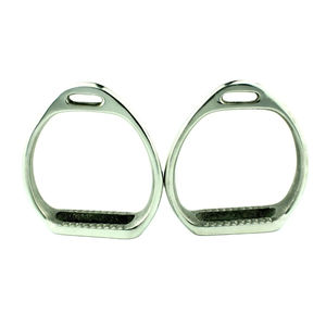 Accessoires d'équitation vétérinaires : Étriers technique pour cheval, modèle Venise, inclinés, antidérapants, avec protection de la cheville, équipement de sécurité équestre - Product Image 6