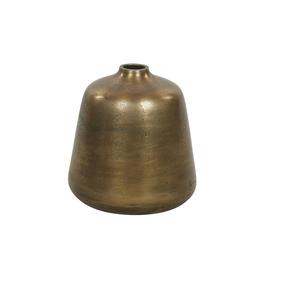 Jarrón de Metal con Acabado de Latón Antiguo de Lujo, Jarrón Decorativo Grande para Escritorio, Jarrón de Metal de Alta Gama para Decoración de Interiores de Hogar y Hotel - Product Image 1