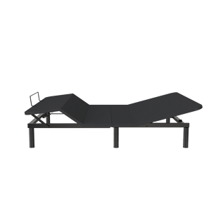 Struttura letto regolabile matrimoniale in metallo nero, facile da montare - Product Image 3