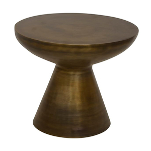 Hand-Crafted Aluminum Casted <b>Side</b> <b>Table</b> Antique Brass Martini Metal <b>Side</b> <b>Table</b> - Product Image 2