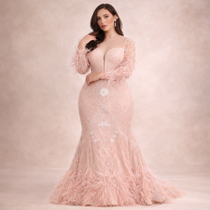 Super Designer Womens Evening Gown India | Elegant <b>Long</b> Formal Party Dress | Natural Embroidery for Weddings Galas Special Dress - Product Image 2
