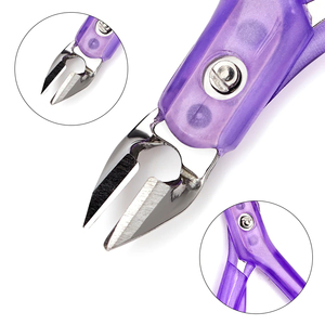 Curved Head Eyebrow Scissors Nail Cuticle Nipper <b>Makeup</b> Trimmer Dead Skin Remover Manicure Scissors Brow Nail <b>Tool</b> - Product Image 4