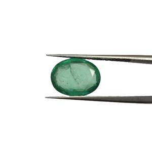 Émeraude ovale verte de 4,21 carats provenant de Zambie, pierre précieuse non montée - Product Image 2