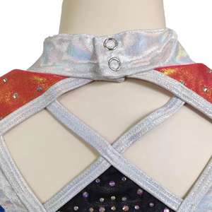 Fast Delivery Comfortable Orange <b>Cheerleading</b> Sets Clothing Youth Plus Size 100% Polyester for Stage Dance Competition - Product Image 5