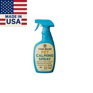 Aromasong Int. PC04 Marca Privada, Spray Calmante para Mascotas de 16oz, Hecho en EE. UU., Ecológico, con Logotipo Personalizado, Elimina Olores Fuertes, Ambientador - Product Image 1