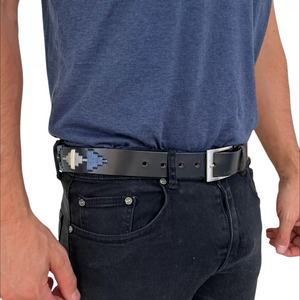 Ceinture en cuir véritable de vachette de luxe pour homme, style business, avec boucle automatique en alliage, vente en gros d'usine - Product Image 3