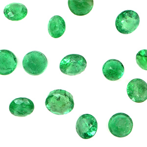Esmeraldas naturales de Zambia calibradas, redondas de 3 mm, piedras preciosas facetadas sueltas para la fabricación de joyas, listas para usar. - Product Image 3