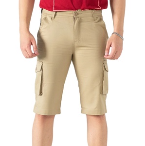 Shorts cargo décontractés pour hommes en coton 100% à séchage rapide, écologiques, solides, vente en gros personnalisée OEM, respirants, très vendus en été - Product Image 1