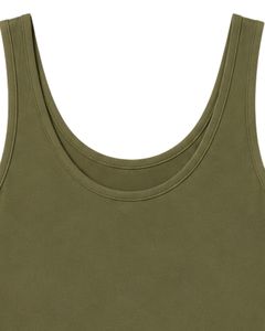 Manufacturer Olive Green Tank <b>Top</b> With Mustard Yellow Shorts Women Two Piece Summer Lounge Wear Casual Soft Stretch Set Outfit - Product Image 2