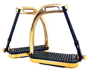Estribos de equitación de aluminio y acero inoxidable de primera calidad, equipo ecuestre duradero, estribos ecuestres personalizables - Product Image 1
