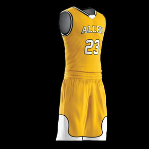 Uniformes de Baloncesto Personalizados con Serigrafía, Cuello en V, Color Personalizado, Nombre del Equipo, Logotipo, Tallas Grandes, Secado Rápido, Profesional - Product Image 2