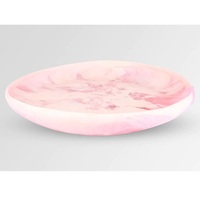 Grande assiette de service à salade personnalisée en résine, écologique, durable, de qualité alimentaire, faite à la main, sans plomb, pour présentation de desserts, idéale pour les fêtes, style américain