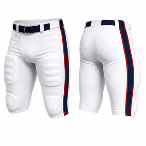 Ensemble d'uniformes de football américain personnalisés |   Maillot et pantalon de football sublimés |   Fabricant de vêtements de sport avec nom et numéro d'équipe - Product Image 3