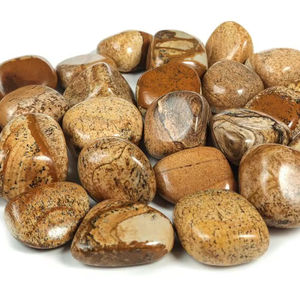 Pierre de jaspe camel polie à la main, style chakra, pierre sculptée, agate naturelle, pierre semi-précieuse pour la guérison, artisanat - Product Image 1