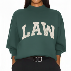 Women Casual Oversized Mockneck Sweatshirts Winter Top Relaxed Fit Clean Style For Comfortable Daily Wear - Product Image 2