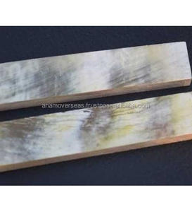 Caches-poignées rectangulaires en corne de buffle, naturels, faits à la main et écologiques |   pour couteaux et outils personnalisés - Product Image 4