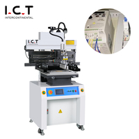 Máquina Impresora de Pasta de Soldar Semiautomática I.C.T-P6, Impresora de Plantillas Semi SMT, Impresora de Plantillas de Soldadura, Venta al por Mayor