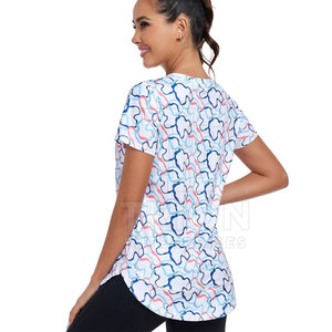T-shirt de haute qualité pour femmes, léger, sublimation, couleur personnalisée, vêtement décontracté, t-shirt sublimation femme - Product Image 6