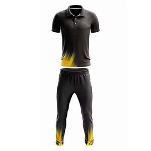 Maillot de cricket à manches courtes, dernier design, sublimation, pour hommes et femmes, confortable, respirant, uniformes sportifs pour adultes - Product Image 1