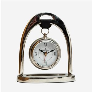 <b>Silver</b> Antique Table <b>Clock</b> for Home Office Decor Vintage Style Desk <b>Clock</b> Bedroom Living Room Study Gift - Product Image 3