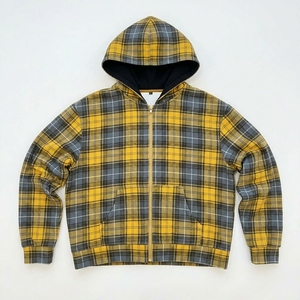 Sudadera con capucha de punto gofrado para hombre, estilo vintage, informal, para otoño e invierno, venta al por mayor - Product Image 5