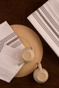 Serviettes de cuisine 100% coton écologiques à carreaux, anti-enfants, tissées, séchage rapide, lavables en machine, carrées/rectangulaires - Product Image 3