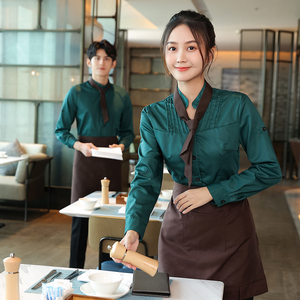 Uniformes de serveurs de restaurant haut de gamme pour hôtels, restaurants, cafés, uniformes de serveurs et serveuses, logo personnalisé OEM - Product Image 6