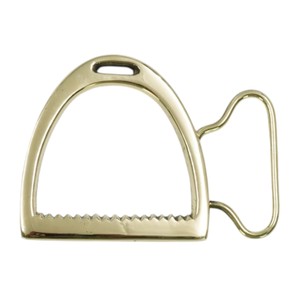 Eco Friendly Brown Genuine Leather <b>Belts</b> With Luxury Horse Stirrup Buckle Gift Ideas Fashionable Casual Waist <b>Belts</b> For <b>Girls</b> - Product Image 6