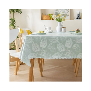 Elegant 60x108 Inches Machine Washable Floral Embroidered Lace <b>Tablecloth</b> Round Handmade Washable Home Decor Personalizable - Product Image 2