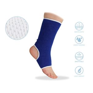 Protège-cheville élastique personnalisé orange et blanc pour Muay Thai, Kickboxing, MMA – Manchon de compression sportif pour la protection du pied - Product Image 2