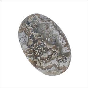 Piedra de ágata de encaje loco de curación emocional Piedra preciosa incolora Cristal de naturaleza suelta - Product Image 1