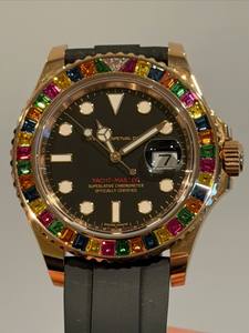 Montre Arc-en-ciel Personnalisée Haut de Gamme 2026 la Plus Vendue, en Acier Inoxydable, Mouvement Analogique Automatique, Essentielle pour les Fêtes Nautiques, pour Hommes - Product Image 3