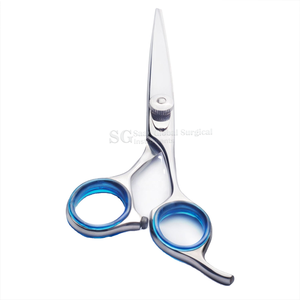 Ciseaux de coiffure professionnels en acier inoxydable pour droitiers, 28 dents, manche long, pour la coupe de cheveux à domicile, en salon ou chez le barbier - Product Image 4