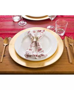 Tovagliolo Vintage con stampa natalizia, Set di 6 | Importazioni di Design - Product Image 5