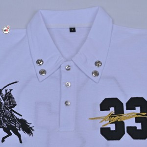 T-shirt décontracté à manches courtes pour homme Marked Legacy, blanc, imprimé numériquement, respirant, 100 % coton jersey, avec logo frontal et motif uni - Product Image 3