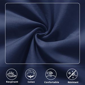 Pantalones Cortos Cargo Azules para Hombre, Estilo Urbano Moderno con Cintura Elástica, Secado Rápido y Transpirables, Corte Relajado, Costuras Resistentes - Product Image 5