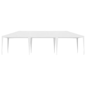 Grande tente de mariage et de fête durable avec structure en fer et toit en polyéthylène blanc - Product Image 3
